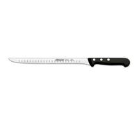 ARCOS - Serie Universal - Coltello Prosciutto - Lama Acciaio Inossidabile Nitrum 240 Mm Con Alveoli - Manico Polioxymetilene (pom) Colore Nero