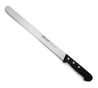 Arcos Serie Universal - Coltello Salmone Coltello Pesce - Lama Acciaio Inossidabile Nitrum 300 mm - Manico Polioxymetilene (Pom) Colore Nero