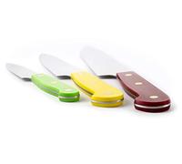 Arcos Serie Vintage - Set di coltelli da Cucina 3 Pezzi (Spelucchino + Coltello Cucina + Coltello Chef) - Lama Acciaio Inossidabile Nitrum - Manico Polioxymetilene (Pom) - Vari Colori