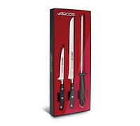 Arcos Set 3 Pezzi, Acciaio Inox, Nero, 50 x 20 x 5 cm, 3 Pezzi