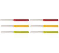 Arcos Set Coltelli da Cucina Paring di 3 Pezzi in Acciaio Inossidabile da 4 Pollici, Set Coltelli da Cucina Colorati per Sbucciare Frutta e Verdura, Manico Ergonomico e Lama da 100 mm, Serie B-Line