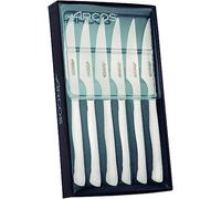 Arcos Set di 6 Coltelli da Bistecca da 4.3 pollici, Pacco di Coltelli Tascabili con Taglio Liscio per Tagliare e Filettare la Carne, Lama e Manico in Acciaio Inossidabile Monoblocco, Serie Mesa