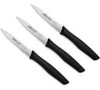 Arcos Set di Coltelli per Sbucciare in Acciaio Inossidabile, 3 Pez 3 piezas Nero
