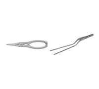 Arcos Set di Pinze da Cucina - 2 Pezzi: Pinza Togli-Lische per Pesce 120mm e Pinza Grande per Impiattare e Decorare 300mm - Acciaio Inossidabile ad Alta Precisione, Accessori per Chef e Foodie
