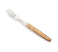 ARCOS Tenedor da Carne in Acciaio Inossidabile Nitrum - Manico Ergonomico in Poliossimetilene POM, Ideale per Tagliare e Tritare Carni Arrosto, Costolette o Bistecche - Lama da 90 mm, Marrone, Mesa