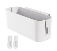 ARCPNRT Scatola di Stoccaggio con Ganci, Organizzatore da Letto con Gancio, Bianco Cestino Portaoggetti da Appendere, Cesti Portaoggetti da Appendere, Per la Famiglia, la Casa, L'ufficio