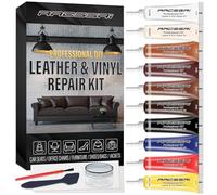 ARCSSAI ARCSSAL Kit Riparazione Pelle per Mobili, Divani, Giacca, Seggiolini Auto e Borsetta Istruzioni Super Facili da Abbinare a Qualsiasi Colore, Ripristinare Qualsiasi Materiale, Legato, Italiano
