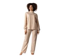 Arcte 1954 Pigiama Donna Invernale Caldo Cotone Lupetto Elegante a Tinta Unita (M)