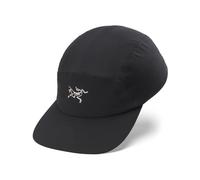 Arc'teryx - Cappello leggero e traspirante - Gamma 5 Panel Cap Black/Arctic Silk in Pelle - Taglia S\/M - Nero
