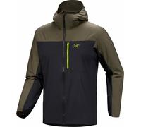 Arc'teryx - Giacca da trail antivento - Squamish Hoody M Spotlight per Uomo in Nylon - Taglia M - Verde