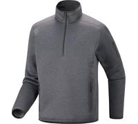 Arc'teryx - Pile caldo con mezza cerniera - Covert 1/2 Zip M Void Heather in Pelle - Taglia L - Grigio