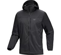 Arc'teryx - Giacca antivento da trail running - Squamish Hoody M Black per Uomo in Softshell - Taglia L - Nero