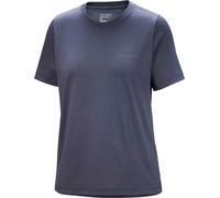 Arc'teryx - T-shirt da arrampicata in cotone - Kragg SL Cotton Emblem SS W Dk Stratus per Donne in Cotone - Taglia M - Verde