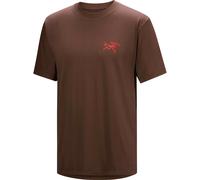 Arc'Teryx - T-shirt in cotone - Kragg SL Cotton SS M Carob/Dynasty per Uomo in Cotone - Taglia S - Marrone