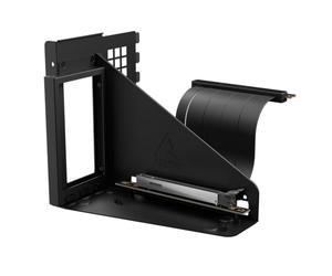 ARCTIC Accelero Vertical GPU Mount (Black) - Supporto Verticale per GPU con Cavo Riser PCIe 5.0 x16 (160 mm), Schede Grafiche di Qualsiasi Lunghezza fino a 3 Slot, Richiede 7 Slot PCI - Nero
