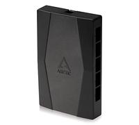 ARCTIC Case Fan Hub - Hub per Ventole PC, Distributore di Ventilatori, Funzione PWM, fino a 10 Ventole (4 pin), Connettore con Potenza SATA - Nero