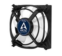 ARCTIC F8 Pro - 80 mm Ventola, Dispositivo Silenzioso, Anti-Vibranti, Cuscinetto Fluido Dinamico, Velocità di Ventilazione 2000 RPM, 0,3 Sone - Nero / Bianco