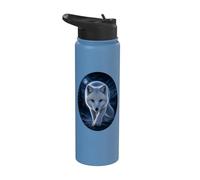 Arctic Fox Moonlit Wilderness Wildlife Arctic Fox Amante Stainless Steel Insulated Water Bottle