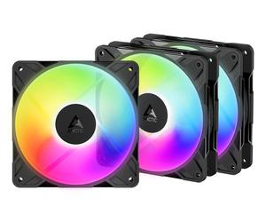 ARCTIC Freezer P12 Pro Reverse A-RGB - 3 Pack Ventola PC 12 cm Nero 3 pezzo(i) - Nouvo