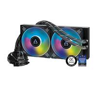 ARCTIC Liquid Freezer II 280 A-RGB Sistema di Raffreddamento PC Dissipatore Liquido ad Acqua per CPU AIO con A-RGB, pompa controllata PWM, velocità della ventola: 200-1900 RPM, LGA1700 compatibile