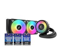 ARCTIC Liquid Freezer III 240 A-RGB (nero)- Sistema di raffreddamento ad acqua per PC, dissipatore a liquido All-in-One per CPU AIO, compatibile con Intel e AMD, pompa efficiente controllata da