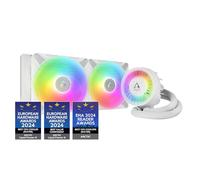 ARCTIC Liquid Freezer III 280 A-RGB (bianco)- Sistema di raffreddamento ad acqua per PC, dissipatore a liquido All-in-One per CPU AIO, compatibile con Intel e compatibile con AMD, pompa efficiente