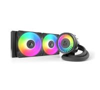 ARCTIC Liquid Freezer III Pro 240 A-RGB - Dissipatore AIO CPU, 2 x 120 mm Raffreddamento a Liquido, Radiatore 38 mm, Pompa PWM, Ventola VRM, AMD AM5/AM4, Intel LGA1851/1700 Telaio di Contatto - Nero