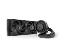 ARCTIC Liquid Freezer III Pro 240 - Dissipatore AIO per CPU, 2 x 120 mm Raffreddamento a Liquido, Radiatore da 38 mm, Pompa PWM, Ventola VRM, AMD AM5/AM4, Intel LGA1851/1700 Telaio di Contatto - Nero