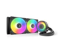 ARCTIC Liquid Freezer III Pro 280 A-RGB (nero) - Dissipatore AIO CPU, 2 x 140 mm Raffreddamento Liquido, Radiatore 38 mm, Pompa PWM, Fan VRM, AM5/AM4, Intel LGA1851/1700 Telaio Contatto - Bianco