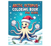 Arctic Octopus, Christmas Coloring Book for Kids, Cute & Adorable Octopus', designed with clean, Easy to Color: Christian Christmas Coloring Book, ... Hollies, Decorations, Christmas Celebrations