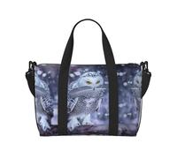 Arctic Owl - Borsa a tracolla da donna, con stampa, portatile, adatta per allenamenti in palestra, pendolarismo e viaggi