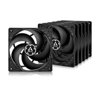 ARCTIC P12 (5 Pezzi) - 120 mm Ventola PC Silenziosa per CPU, Ventola Ottimizzata per la Pressione Statica, Velocità 1800 RPM, 0,3 Sone - Nero