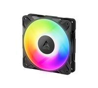 ARCTIC P12 Pro A-RGB LN - Ventola Premium a basso rumore, ventola PWM da 120 mm con splitter cavo a Y, 450-2000 rpm, 0 rpm <5% PWM, 5V Digital RGB, cuscinetto fluidodinamico, 4 pin - Nero
