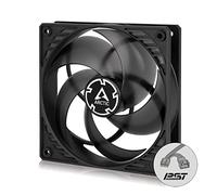 ARCTIC P12 PWM PST - 120 mm Ventola per CPU, PWM Sharing Technology, Pressione Statica, Connessione PST, Velocità 200-1800 RPM, 0,3 Sone - Nero / Transparente