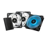 Arctic Arctic P12 Pwm Pst Rgb 0db Case Per Computer Ventilatore 12 Cm Nero 3 pz