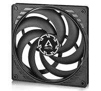 ARCTIC P14 Slim PWM PST - Ventola PC, 140 mm, PWM Sharing Technology, Pressione Statica, Connessione PST, Velocità 120-1800 RPM - Nero
