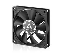 ARCTIC P8 Slim PWM PST - Ventola per case da 80 mm, ottimizzata per la pressione statica, ventola per case con connessione PST (PWM Sharing Technology), ventola DC, extra sottile - 15 mm, 300-3000
