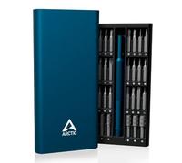 ARCTIC Precision Screwdriver Toolkit - Set di cacciaviti di precisione 62 in 1, Philipps/Slotted/Torx/Pozidriv/Hex, custodia in alluminio, per elettronica, laptop, tablet, computer, occhiali, orologi