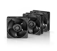 ARCTIC S12038-4K (3 Pack) - Ventola per server da 120x120x38 mm, 600-4000 rpm, regolazione PWM, connettore a 4 pin, 12 V DC, particolarmente efficiente, nera