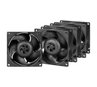 ARCTIC S8038-7K Processore Ventilatore 8 cm Nero 4 pz (Arctic S8038-7K 8cm PWM Server Fans 4 Pack Continuous Operation Dual Bal NEW