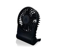 ARCTIC Summair 2Go (Dark Blue) -Ventilatore Portatile Ricaricabile con Supporto, Velocità Regolabile in Modo Continuo, Autonomia da 4 a 77 Ore, Connessione USB-C (incl. Cavo USB-A) - Blu