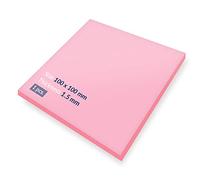 ARCTIC Thermal Pad Basic, 4 Pezzi (100 x 100 x 1,5 mm) - Materiale APT2012, Gap filler, Manipolazione sicura, Antiaderente, Facile da applicare, rimuovere e riposizionare - Rosa