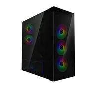 ARCTIC Xtender con Supporto Verticale per GPU (Black) - Case per PC, Vetro Panoramico Temperato, Supporto per Radiatore 2 x 420 mm, 5 Ventole A-RGB Preinstallate - Nero