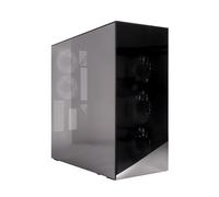 ARCTIC Xtender VG Black (Mirror Glass) con Supporto Verticale per GPU - Case per PC, Vetro Specchiato, Supporto per Radiatore 2 x 420 mm, Torre Midi, E-ATX, 5x Ventole A-RGB Preinstallate - Nero