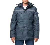 ARCTIX Men's Performance Tundra Jacket With Added Visibility, Steel, Medium Tall