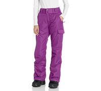 ARCTIX Pantaloni Cargo isolati da Donna, per Sport sulla Neve, Colore Prugna, Cavallo XS/31