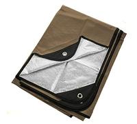 Arcturus Coperta di sopravvivenza resistente - Telo isolante termico riflettente - 152,4 x 208,3 cm, coperta di emergenza riutilizzabile per auto o campeggio (marrone coyote)