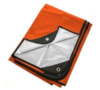 Arcturus Sopravvivenza all'aperto Coperta - Termici, Riflettenti - 60" x 82" (Arancione)