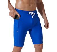 Arcweg Costume da Bagno da Costume Uomo Piscina Jammers Quick Dry Compression Uomo Nuoto Jammers Costume da Bagno Blu XL(EU)