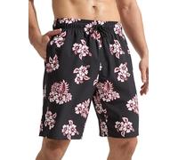 Arcweg Pantaloncini da Uomo per Nuoto Pantaloncini da Bagno Asciugatura Rapida Shorts da Spiaggia Lunghi con Multi-Tasche Surf a Righe